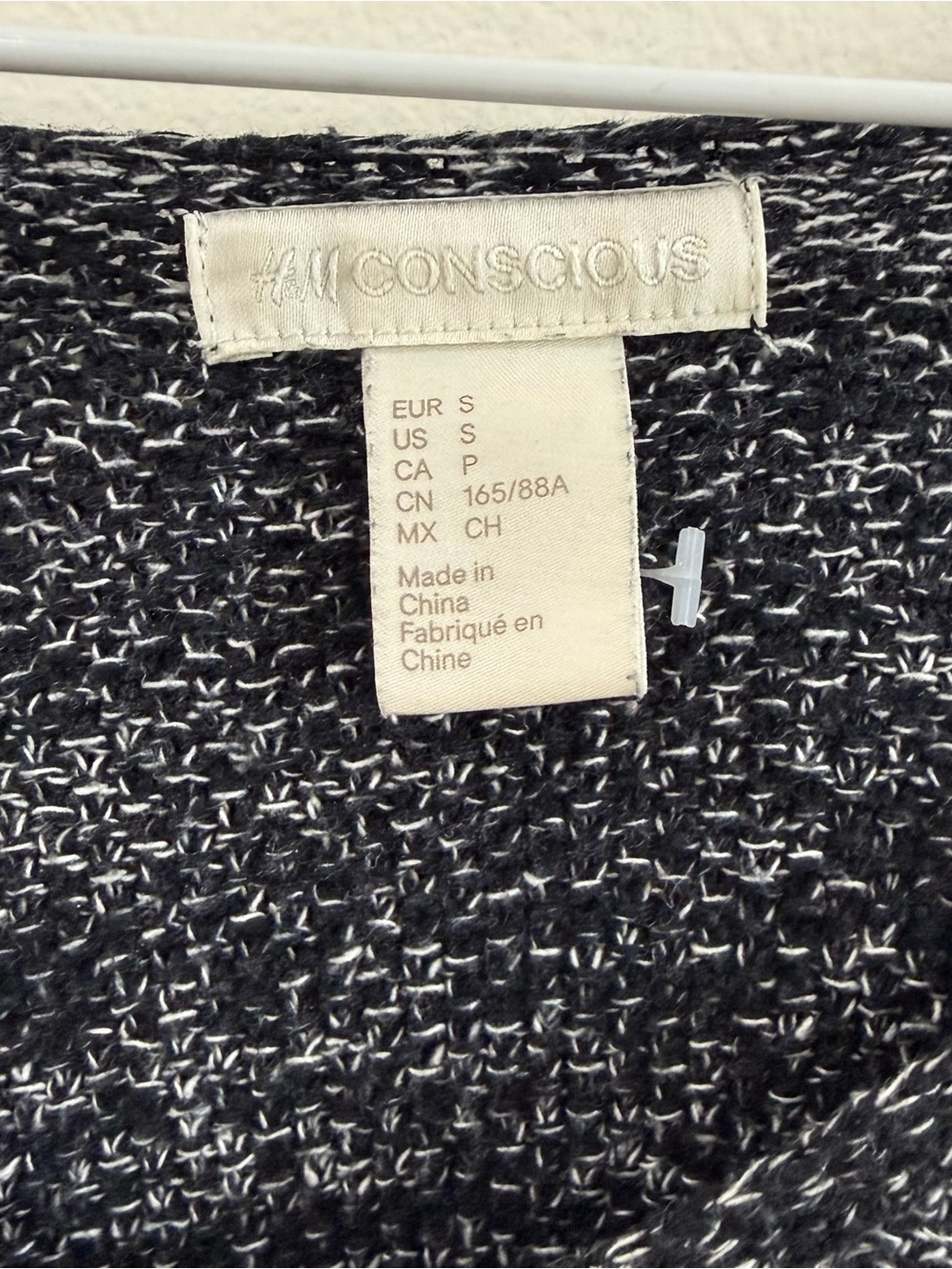 H&M Conscious Black & White Knit Sweater